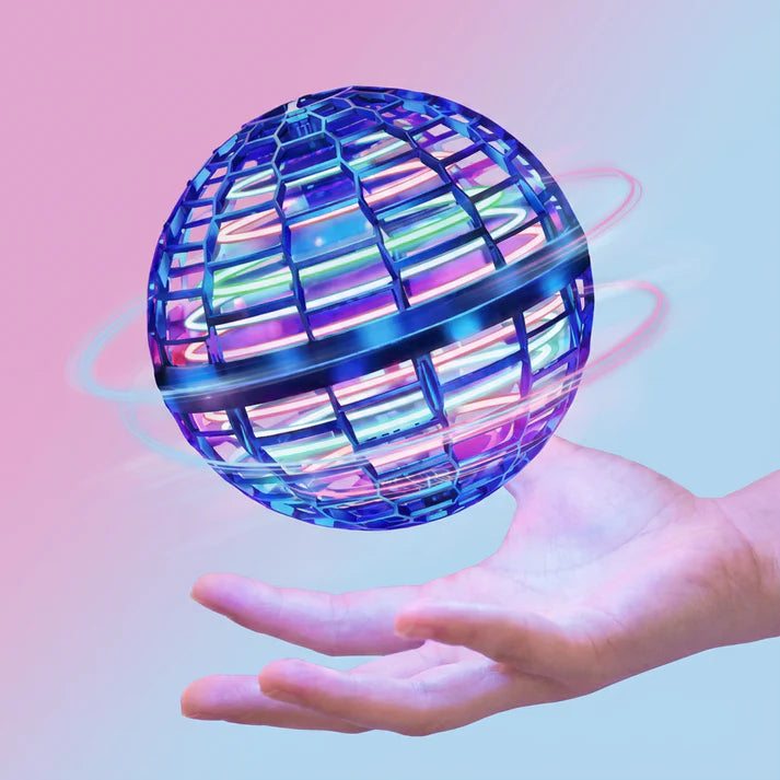 LED schwebe Ball mit Boomerang-Effekt – schwebender Spielball für drinnen und draußen