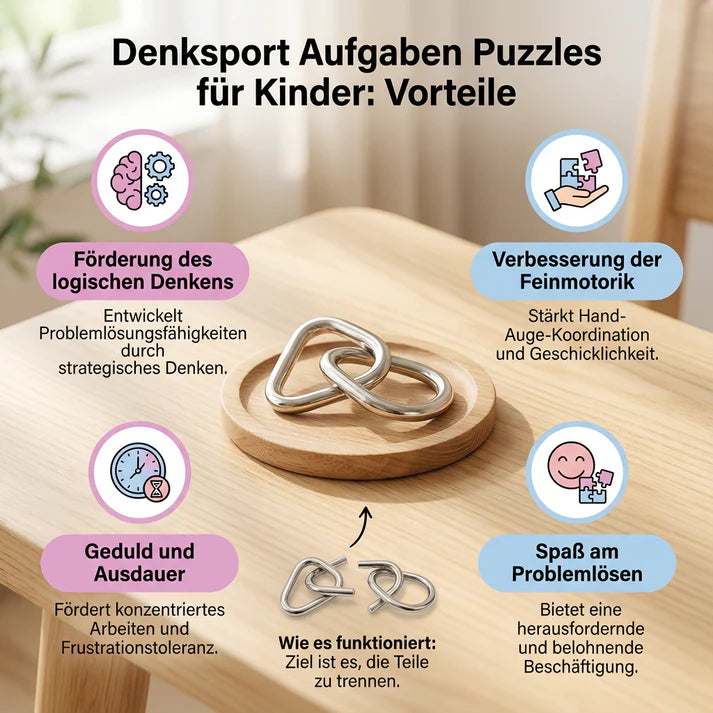 Denkspiel Puzzle Set für Kinder