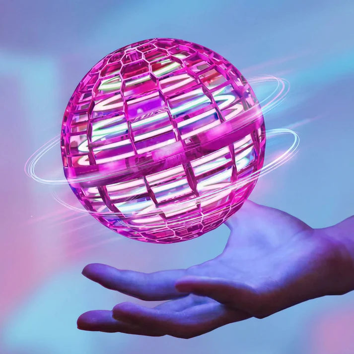 LED schwebe Ball mit Boomerang-Effekt – schwebender Spielball für drinnen und draußen