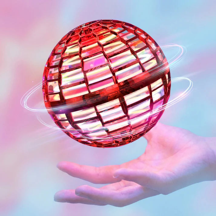 LED schwebe Ball mit Boomerang-Effekt – schwebender Spielball für drinnen und draußen
