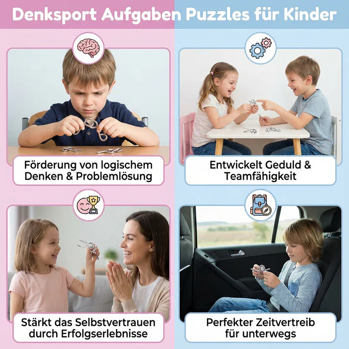 Denkspiel Puzzle Set für Kinder